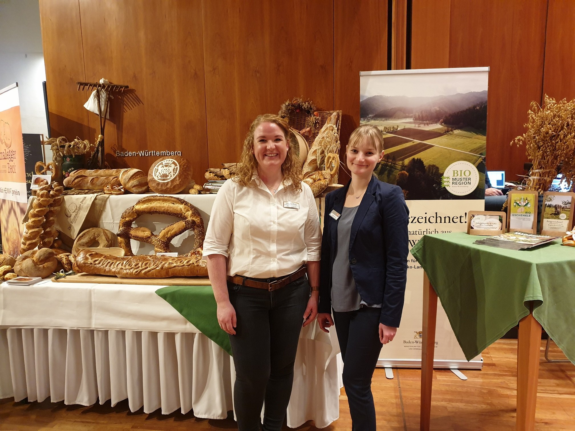 Bio-Musterregion und Schmalegger Beck auf dem Empfang in der Landesvertretung in Berlin